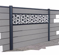 Clôture décorative